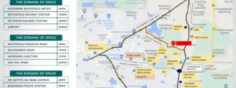 Godrej Yelahanka Apartment Location map with birds eye view photo by Godrej Properties located at Yelahanka, just few meters from NH 44, Bangalore Karnataka